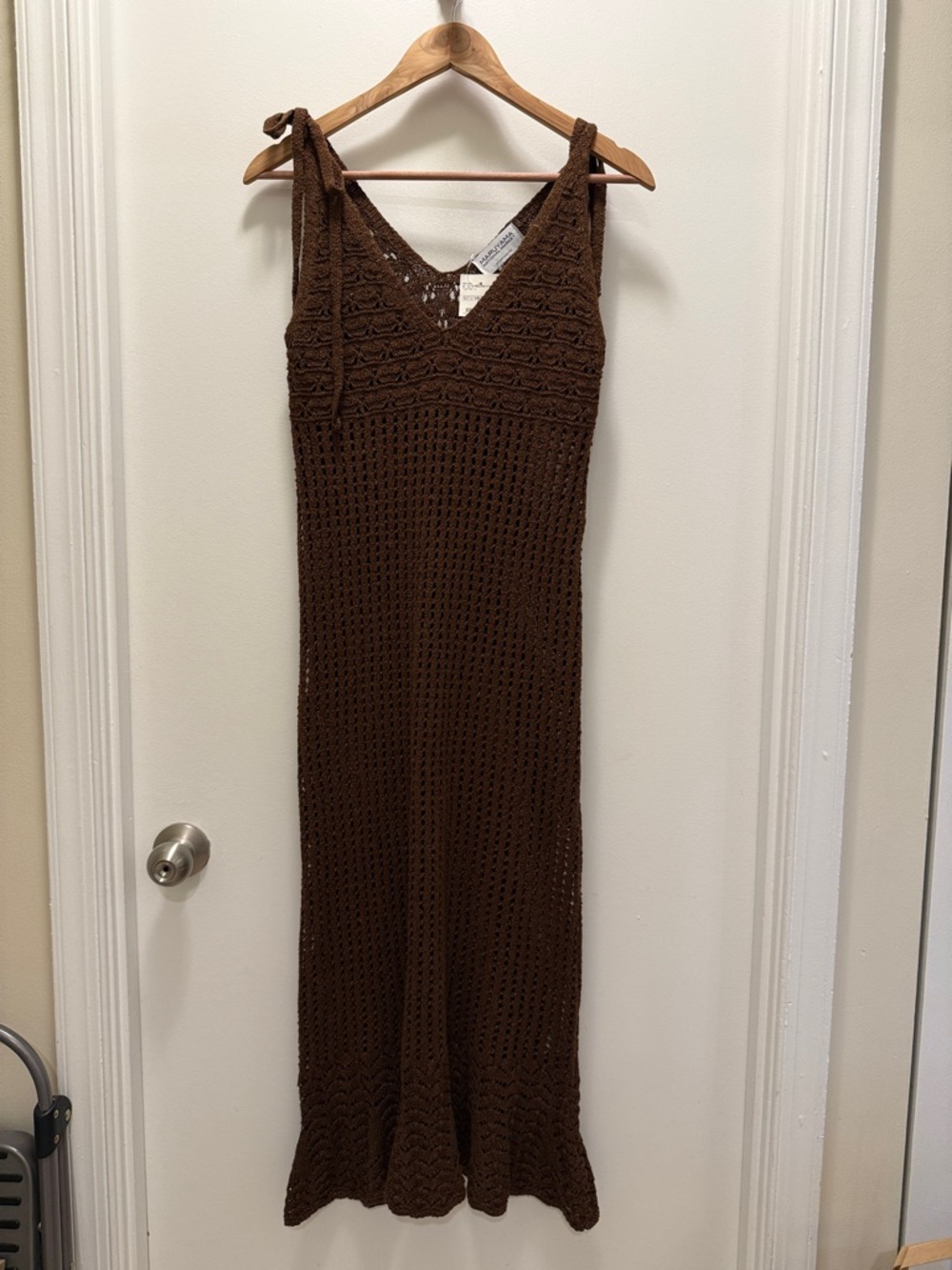 NWT GU x Keita Maruyama Japanese designer knit dress/ coverup. Size S
